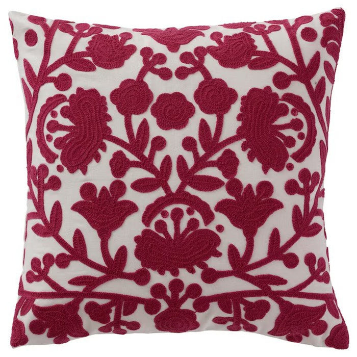 High-quality IKEA HÖSTDAGMAL pillowcase in pink with a floral design  80506053