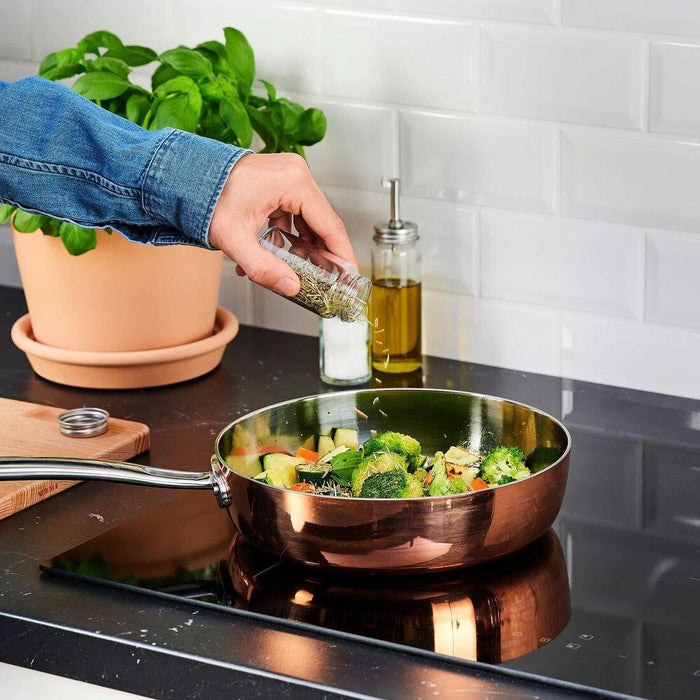 Transparent GULDFISK Spice Jar - 6 cl - Stainless Steel Lid-10553217