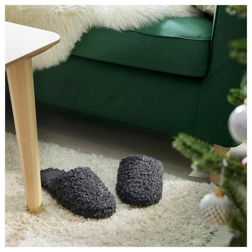 Warm and comfortable VINTERFINT Slippers in grey, S/M-90566082