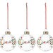 IKEA VINTERFINT Glass Baubles in radiant red and vibrant green. 