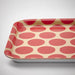 Close-up of the Stylish Dotted Light Beige/Bright Red IKEA SNÖKRABBA Tray  50561531