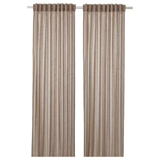Image of SILVERLÖNN Sheer Curtains in beige - "Elegant beige sheer curtains for home decor  30493977
