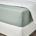 Luxurious Bedding: IKEA DVALA Fitted Sheet in Grey-Green