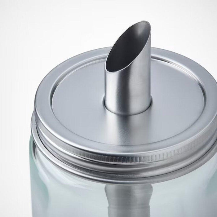 IKEA  CITRONHAJ Sugar shaker, clear glass/stainless steel, 15 cm (6 ") with Spice jar, clear glass/stainless steel, 10 cl