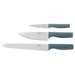 IKEA TIGERBARB 3-piece knife set in stainless steel.