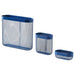 Set of 3 dark blue SKÅDIS storage baskets-90554171