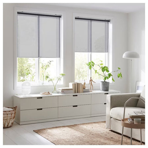 Grey Roller Blind by IKEA - SKOGSKLÖVER Collection - Dimensions: 120x195 cm (47 ¼x76 ¾ inches)-10450691