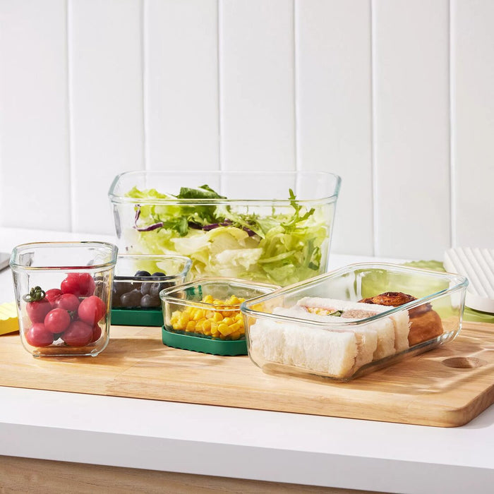 Durable and stylish food storage: IKEA HAVSTOBIS container set of 5
