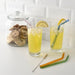Eco-friendly drinking straws - BLÅKÄXA set of 5 with convenient clean brush