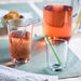 Elevate your drink experience with BLÅKÄXA set of 5 straws and clean brush