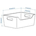Minimalistic Storage Solution: IKEA Box, 24x17 cm-20504052