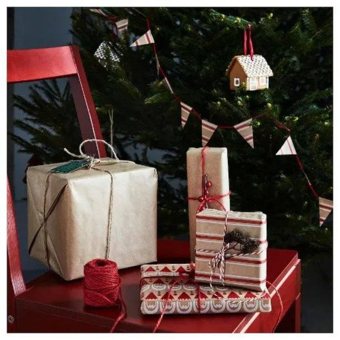 IKEA VINTER Premium Christmas Gift Bags, Gift Box and Wrapping Paper Set