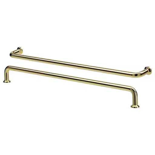  Enhance your furniture with the BAGGANÄS brass handle, showcasing its sleek design and warm, metallic finish-60338428
