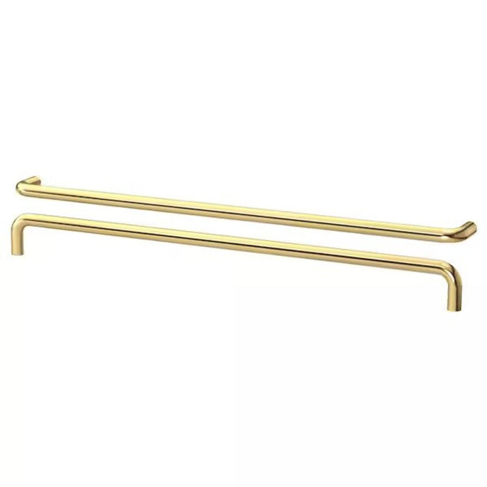 Enhance your furniture with the BAGGANÄS brass handle, showcasing its sleek design and warm, metallic finish- 60338428