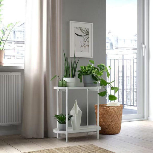 IKEA OLIVBLAD Plant Stand/White, 56cm - Indoor/Outdoor