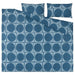 IKEA bedding set in rich dark blue, includes duvet cover measuring 240x220 cm (94x87 inches) and two pillowcases sized 50x80 cm-70554704