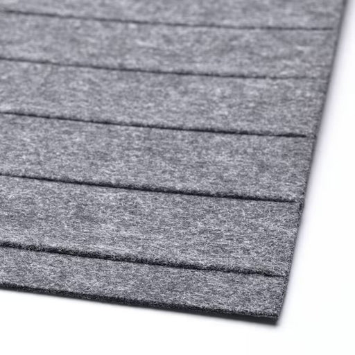 Close-up of the 50x96 cm IKEA UPPDATERA Drawer Mat in grey. 20551053