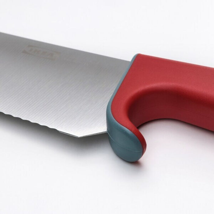 IKEA SMÅBIT 2-piece knife set, light turquoise/bright red