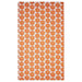 Patterned Tablecloth in Off-White and Orange, Size 145x240 cm-00557188