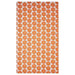 Patterned Tablecloth in Off-White and Orange, Size 145x240 cm-00557188