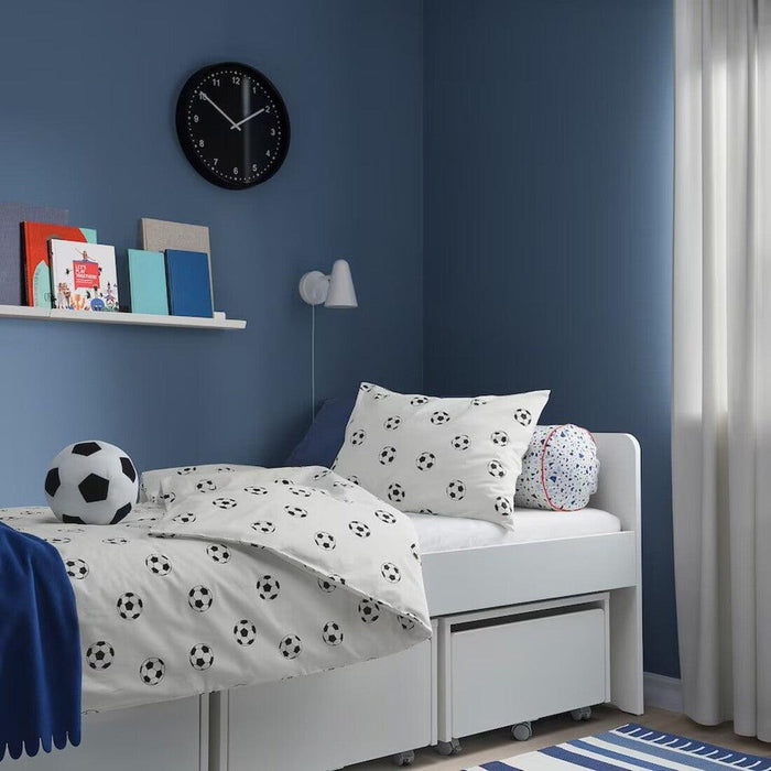 IKEA  SPARKA soft toy football/black white and KLAPPA Soft toy, ball, multicolor