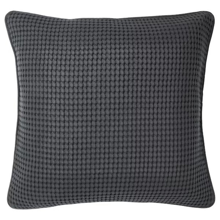 IKEA VÅRELD Cushion cover, dark grey, 50x50 cm (20x20 ")