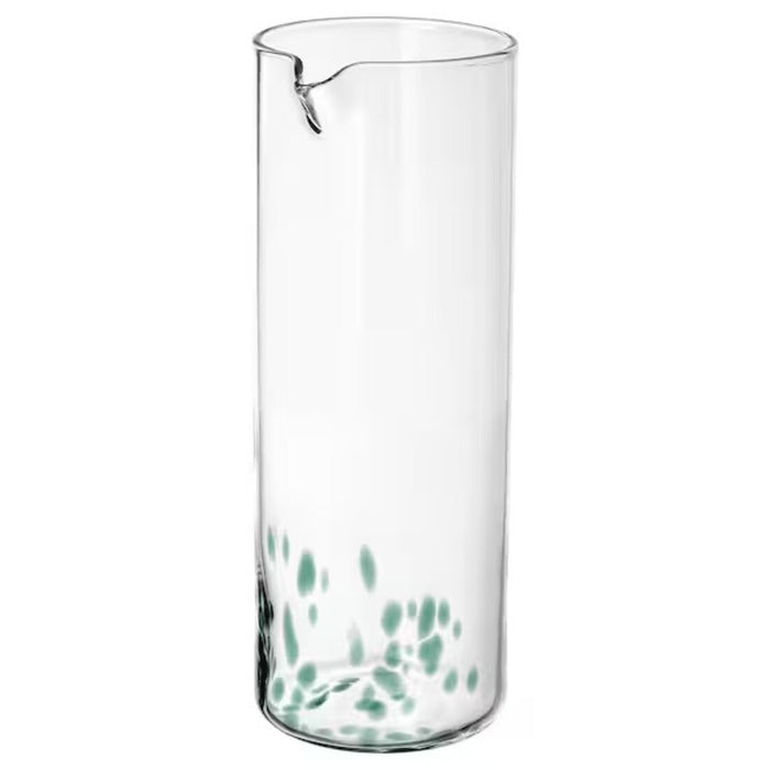 IKEA ÖMSESIDIG Carafe, clear glass/green, 1 l (34 oz)
