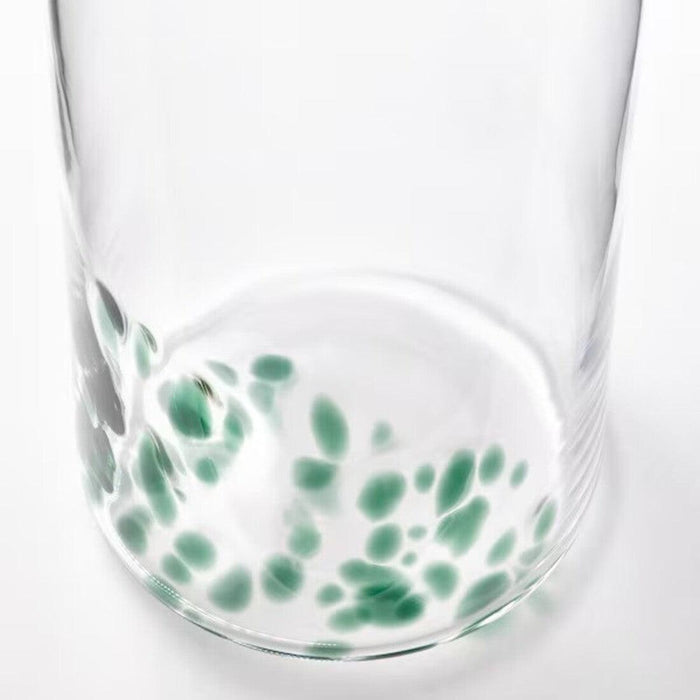 IKEA  Carafe with stopper, clear glass/cork,1 L with Carafe, clear glass/green, 1 l