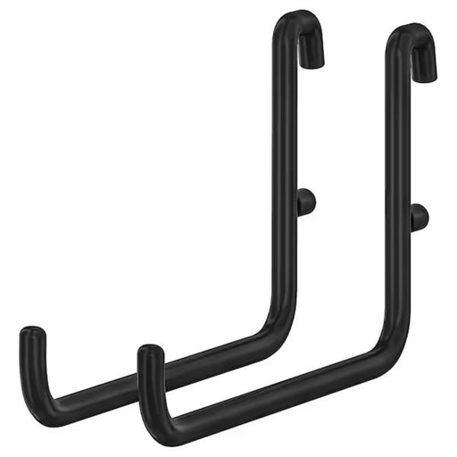 Organize in style with IKEA SKÅDIS black hooks (2 pack) – functional and chic