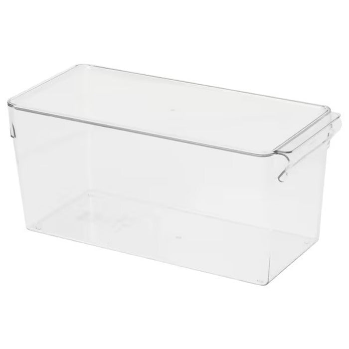 IKEA KLIPPKAKTUS Storage box for fridge, transparent, 32x14x15 cm