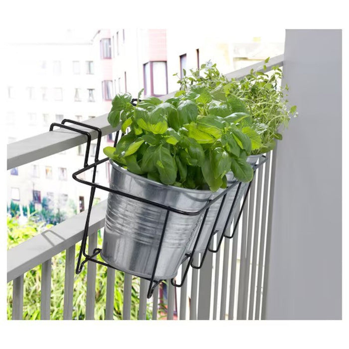 Elevate your plant decor with the SVARTPEPPAR Pot Holder by IKEA, adding a touch of contemporary style to your indoor greenery.-20535652
