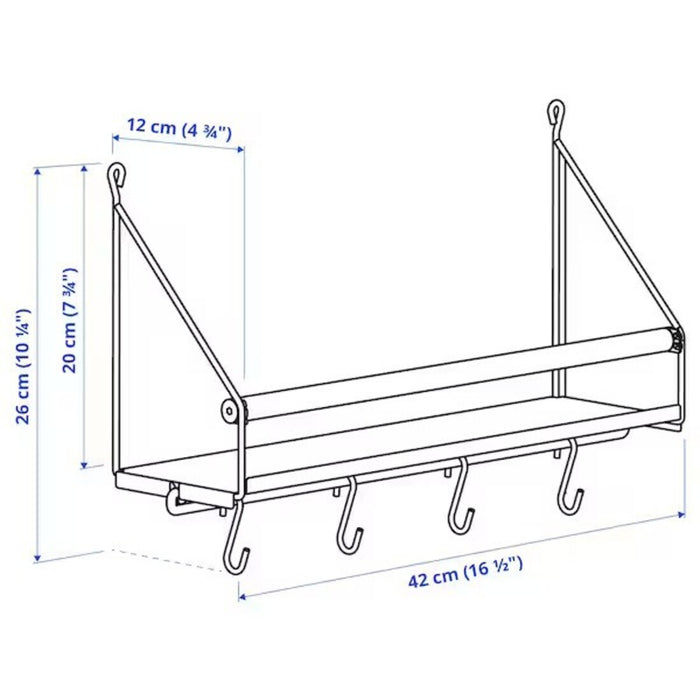 Product dimensions: 42x12x26 cm (16 ½x4 ¾x10 ¼ inches