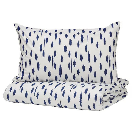 IKEA duvet cover and pillowcase set featuring a sleek, modern design in calming neutral tones-00444422