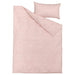 Stylish duvet cover and pillowcase light pink/white-40500699