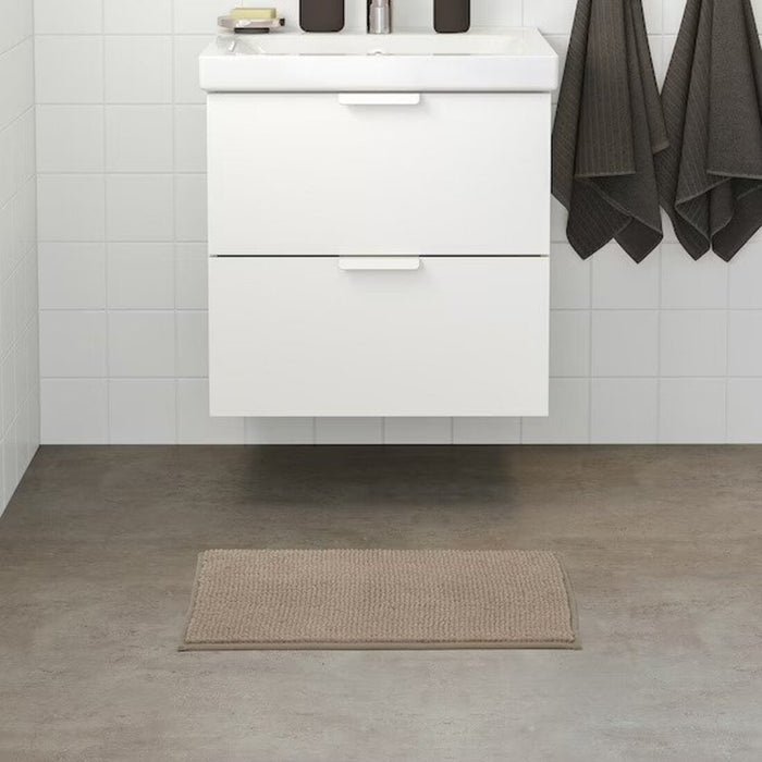 IKEA TOFTBO Bath mat, dark beige, 40x60 cm (16x24 ")