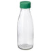 Digital Shoppy IKEA Water bottle, clear glass/green, 0.5 lfor drinking, girls & boys, School, Kitchen & Dining, travel, office, juice
