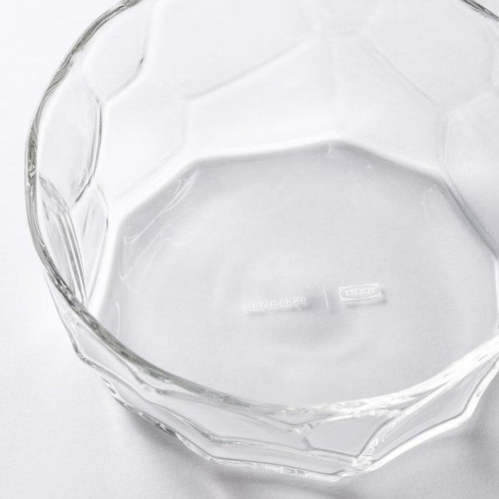 an closeup image of the bowl's durability: "High-quality glass construction ensures long-lasting performance  90542630