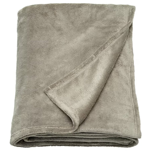 An image of KEA TRATTVIVA Bedspread in Light Grey-Green, 150x250 cm  - Perfect for Bedroom Decor