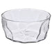 An image of  IKEA, Clear Glass Bowl, 13 cm, 5 inches, Dining essentials 90542630