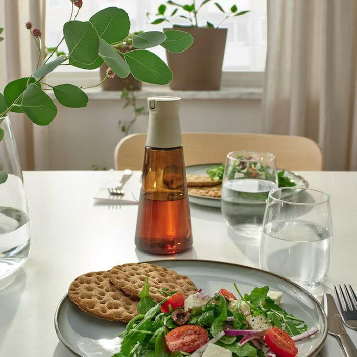 High-quality glass bottle with convenient pour spout 80523463