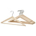 Wooden hangers in a 10 pack from IKEA