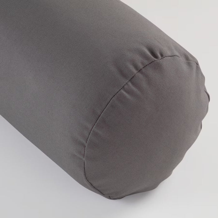 Close up image of IKEA GURLI Bolster case, grey, 20x60 cm (8x24 ")  30415847