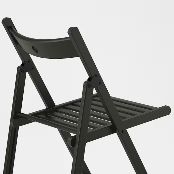 Digital Shoppy TERJE Folding Chair in Black - Perfect for Modern Interiors