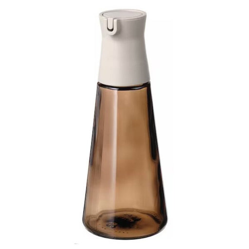 IKEA Glass Bottle with pour spout, brown color 80523463 