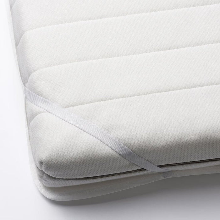 Waterproof mattress cover with elastic straps-50445792