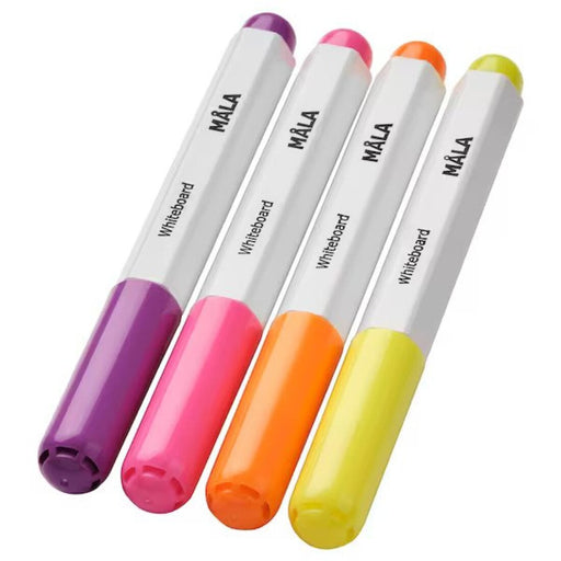 Image of the MÅLA Whiteboard Pens in various vibrant colors - "Assorted MÅLA Whiteboard Pens in vibrant mixed colors.  60477631