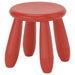 IKEA MAMMUT Children's stool, in/outdoor/red 80581981