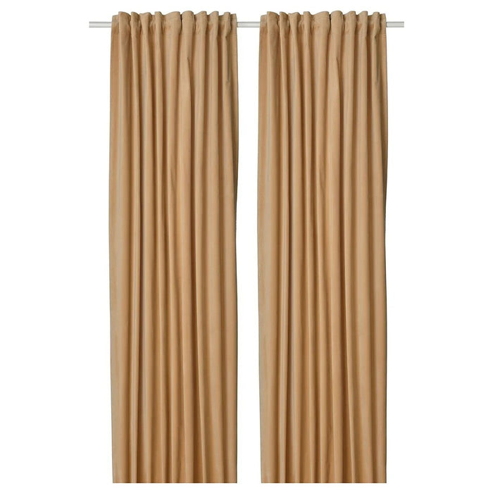 IKEA SANELA curtains, 1 pair, beige, 140x250 cm 40561079
