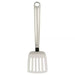 A stainless steel spatula with a durable design for versatile cooking tasks.