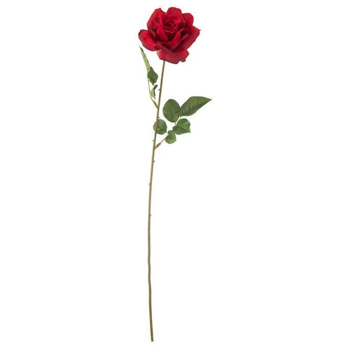 IKEA SMYCKA Artificial flower, rose/red, 75 cm with IKEA SMYCKA Artificial flower, Rose/red52 cm